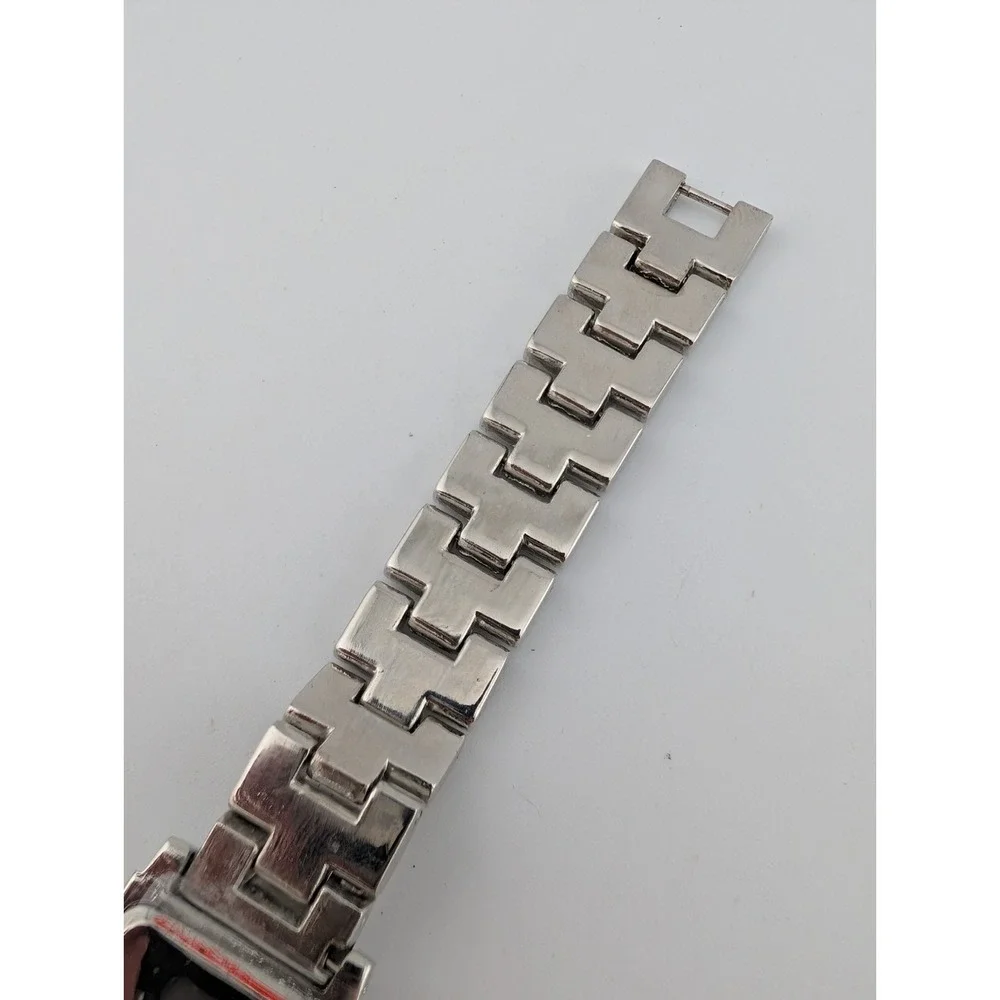 Cote d'Azur Tank Watch Women 21mm Case‎ Crystals Silver 7.25